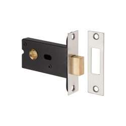 DMWC DEADBOLT BRUSHED STAINLESS STEEL