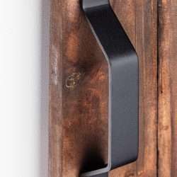 BARN DOOR HANDLE BLACK