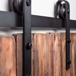 BARN DOOR SLIDING SET SOFT CLOSE 2M
