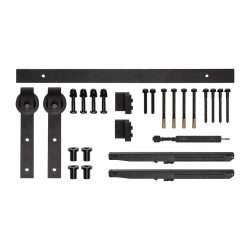 BARN DOOR SLIDING SET SOFT CLOSE 2M