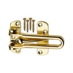 WISHBONE DOOR GUARD SATIN BRASS