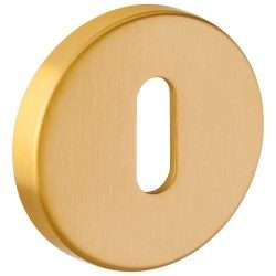 ROUND KEYHOLE ESC SATIN BRASS