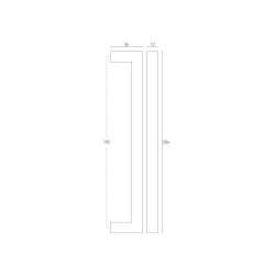 192MM SQUARE HANDLE