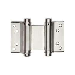 DOUBLE ACTION HINGES 106MM STAINLESS STEEL