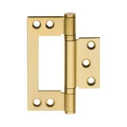 SINKLESS HINGE SATIN BRASS 100X76X2MM