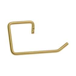 TOILET PAPER ROLL HOLDER SOLID SATIN BRASS