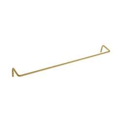 TOWEL RAIL SOLID STAIN BRASS 600MM