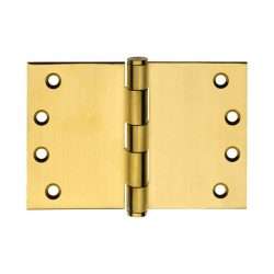 PROJECTION HINGE 304 SATIN BRASS 100X150MM