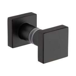 SHOWER KNOB SQUARE BLACK 35X35X30MM