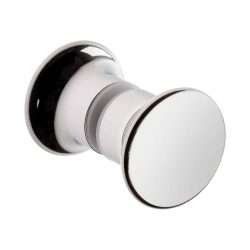 SHOWER KNOB ROUND POLISHED CHROME 40X20MM