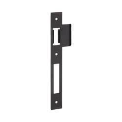 MORTISE LOCK ROLLER BOLT BLACK 60MM