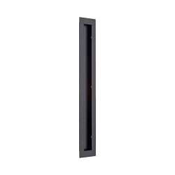 FLUSH HANDLE BLACK 304 350X50X2MM