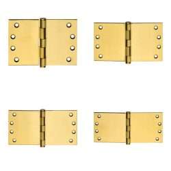 304 Stainless Steel Satin Brass Projection Hinge