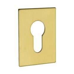 SELF ADHESIVE ESCUTCHEON 2MM SATIN BRASS