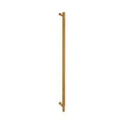 KNURLED T HANDLE SATIN BRASS 486X12MM CC 448MM
