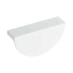 HALF MOON LIP HANDLE WHITE 64mm