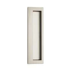 FLUSH HANDLE SATIN NICKLE WITH BACKPLATE