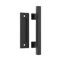 BARN STYLE PULL SQUARE AND FLUSH HANDLE