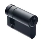 EURO HALF CYLINDER BLACK 45MM