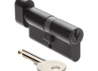 EURO KNOB CYLINDER BLACK 65MM