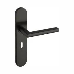 PELLO LEVER ON OVAL BACKPLATE BLACK