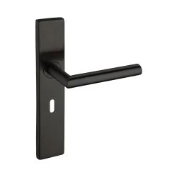AROGAN LEVER ON SQUARE BACKPLATE BLACK