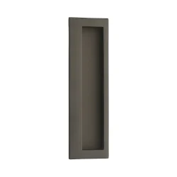 FLUSH HANDLE BRUSHED BRONZE WITH BACKPLATE 175X50MM