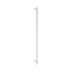 KNURLED T - BAR CABINET HANDLES 448MM CTC WHITE