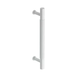LINES T-BAR CABINET HANDLE 128MM CTC WHITE
