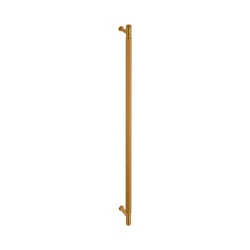LINES T-BAR CABINET HANDLE 448MM CTC SATIN BRASS