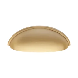 CABINET CUP HANDLE SATIN BRASS 96MM