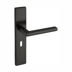 PELLO LEVER ON SQUARE BACKPLATE BLACK