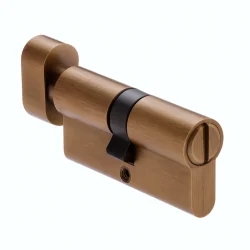 65MM WC CYLINDER BRUSHED BRONZE