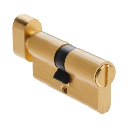 65MM WC CYLINDER SATIN BRASS