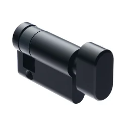 55MM HALF KNOB CYLINDER BLACK