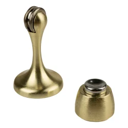 WALL OR FLOOR MOUNTED MAGNETIC DOOR STOP SATIN BRASS