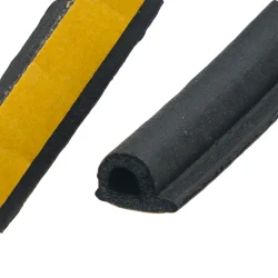 SELF ADHESIVE GASKET FOR DOORS PER METER BLACK