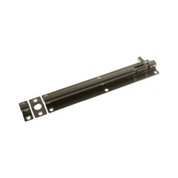 BARREL BOLT STRAIGHT 200MM BRUSHED STAINLESS STEEL