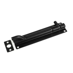 BARREL BOLT NECKED 100MM BLACK