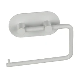 TOILET ROLL HOLDER SELF ADHESIVE ROUND WHITE
